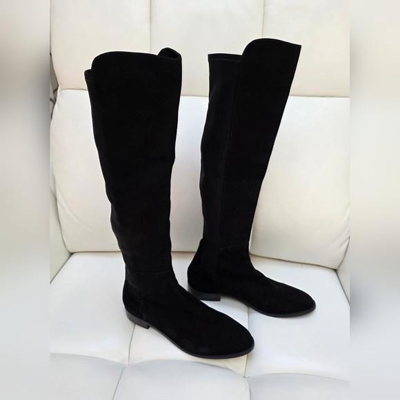 Stuart Weitzman Shoes - STUART WEITZMAN BLACK 5050 Ladies Boots Size 8 1/2 New With Tags 19 In Tall